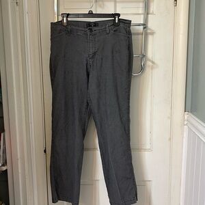 🇺🇸3/$25 🇺🇸 Riders by Lee Gray Classic Straight Leg Trousers Chinos Pants